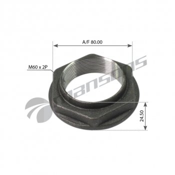 Гайка RENAULT Premium,Kerax,Maxter,Magnum ступицы (M60х2мм) MANSONS MANSONS 800.141