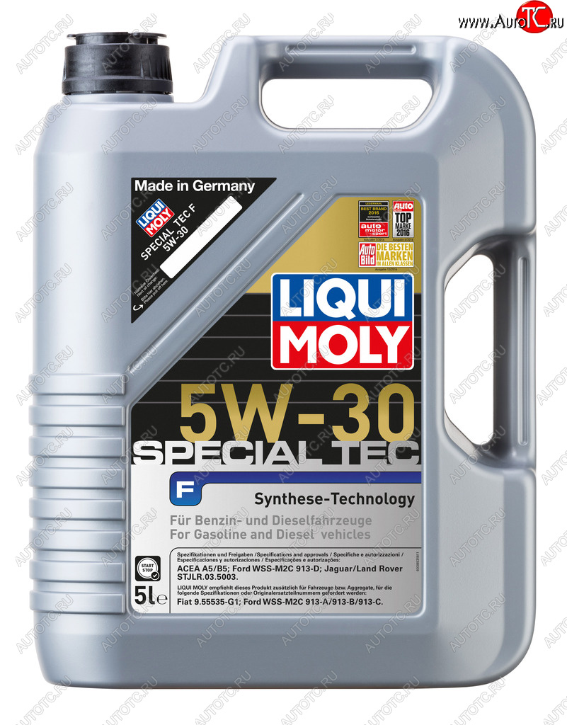 7 999 р. Масло моторное SPECIAL TEC F A5B5 5W30 синт.5л LIQUI MOLY LIQUI MOLY 8064  с доставкой в г. Пермь