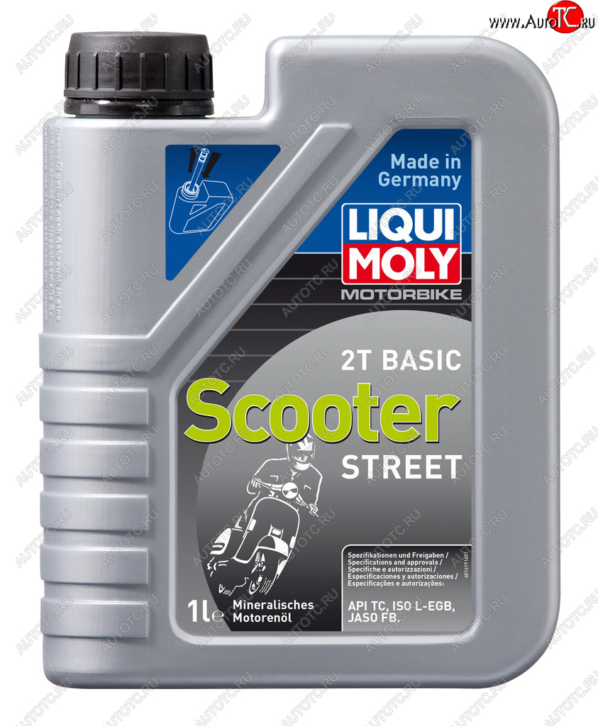 1 499 р. Масло моторное для 2-х тактных двигателей RACING SCOOTER 2T мин.1л LIQUI MOLY LIQUI MOLY 8068  с доставкой в г. Пермь