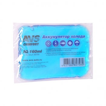 133 р. Аккумулятор холода 160г гелевый (мягкий) AVS AVS 80708  с доставкой в г. Пермь. Увеличить фотографию 1