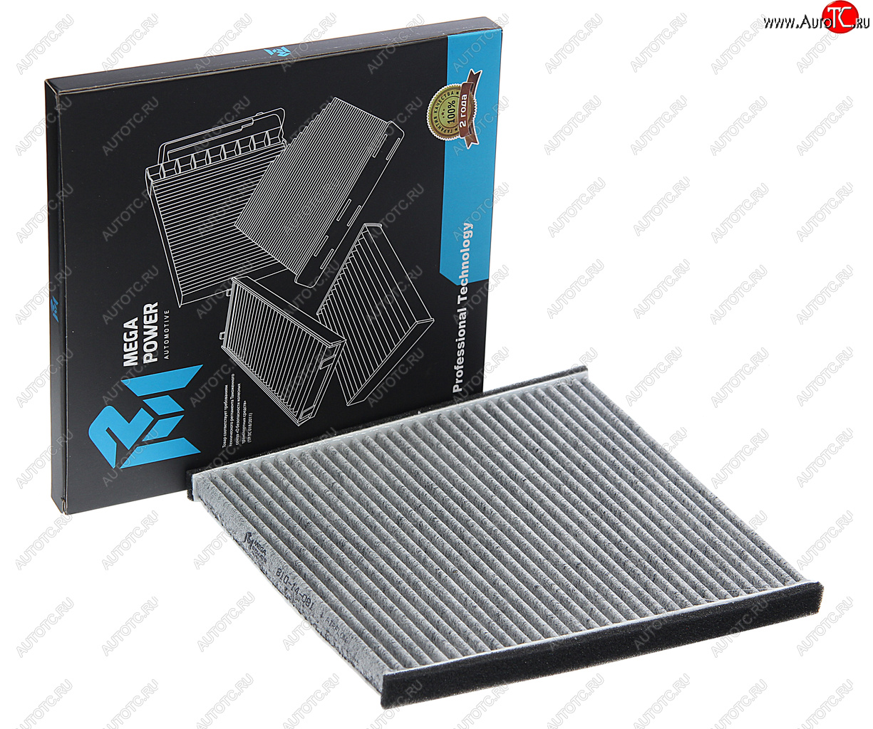 201 р. Фильтр воздушный салона TOYOTA Camry (01-06) LEXUS RX (03-08) угольный MEGAPOWER MEGAPOWER 810-14-081  с доставкой в г. Пермь