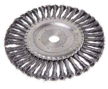 1 479 р. Кордщетка для УШМ дисковая 200мм крученая сталь 22мм PATRIOT PATRIOT 813010014  с доставкой в г. Пермь. Увеличить фотографию 1