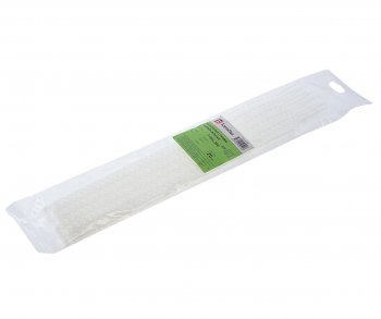 Хомут-стяжка 300х10 T-flex многоразовая полиуретан белый (20шт.) FORTISFLEX FORTISFLEX 81467
