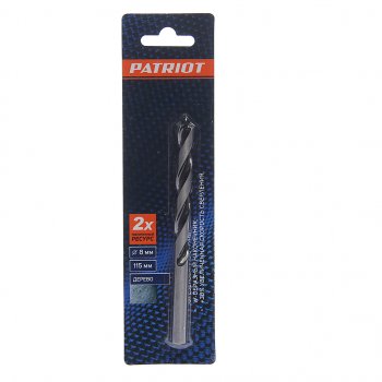 170 р. Сверло по дереву 8.0х115мм PATRIOT PATRIOT 815010075  с доставкой в г. Пермь. Увеличить фотографию 1