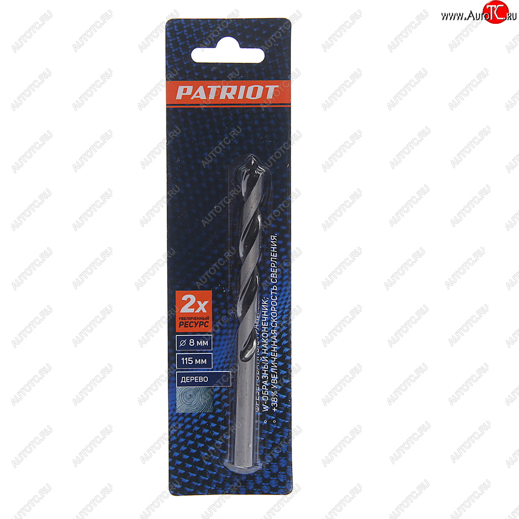 170 р. Сверло по дереву 8.0х115мм PATRIOT PATRIOT 815010075  с доставкой в г. Пермь