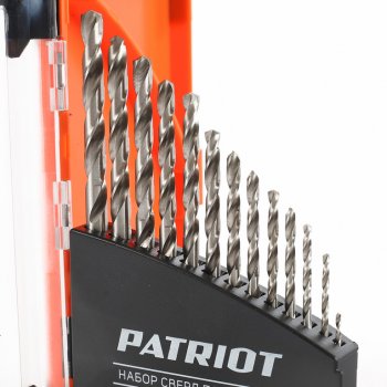 1 599 р. Набор сверл по металлу 1.5-6.5мм HSS (13шт.) PATRIOT PATRIOT 815010104  с доставкой в г. Пермь. Увеличить фотографию 4