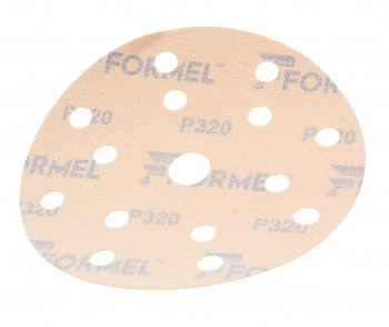 32 р. Круг абразивный на липучке Р320 d=150 15 отверстий FORMEL FORMEL 81957320320  с доставкой в г. Пермь. Увеличить фотографию 2
