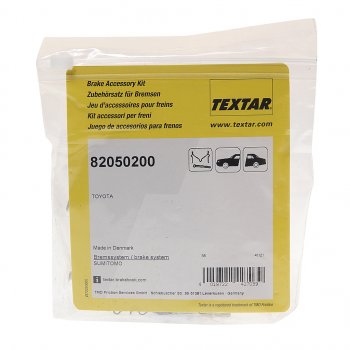 759 р. Ремкомплект TOYOTA Sequoia (00-07) колодок тормозных задних TEXTAR TEXTAR 82050200  с доставкой в г. Пермь. Увеличить фотографию 2