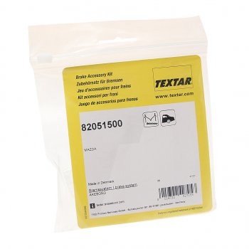 769 р. Ремкомплект MAZDA 323 колодок тормозных задних TEXTAR TEXTAR 82051500  с доставкой в г. Пермь. Увеличить фотографию 2