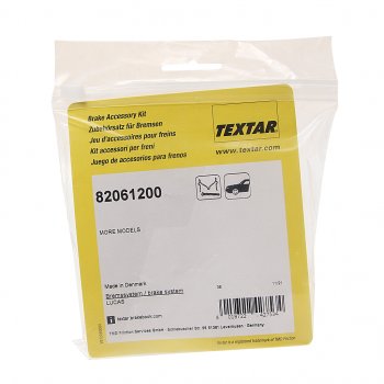 699 р. Ремкомплект NISSAN Primera P12 колодок тормозных передних TEXTAR TEXTAR 82061200  с доставкой в г. Пермь. Увеличить фотографию 2