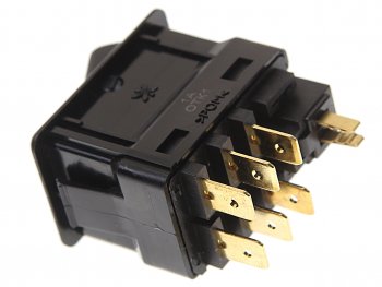 268 р. Выключатель клавиша ПАЗ-3205,ГАЗ-3110 отопителей салона 24V РАДИОДЕТАЛЬ РАДИОДЕТАЛЬ 82.3709-24.09  с доставкой в г. Пермь. Увеличить фотографию 2