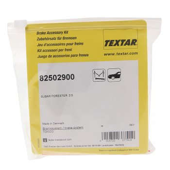 949 р. Ремкомплект SUBARU Forester,Legacy колодок тормозных передних (пружины) TEXTAR TEXTAR 82502900 TEXTAR 82502900  с доставкой в г. Пермь. Увеличить фотографию 2
