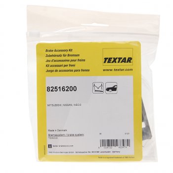1 339 р. Ремкомплект MITSUBISHI Pajero Sport (08-),L200 (05-15) колодок тормозных передних TEXTAR TEXTAR 82516200  с доставкой в г. Пермь. Увеличить фотографию 2