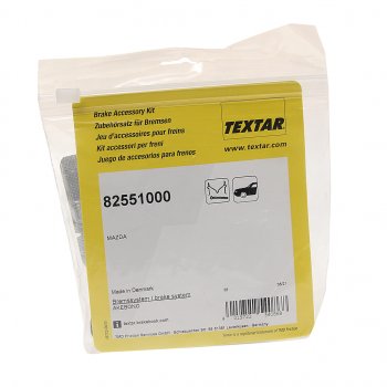 4 199 р. Ремкомплект MAZDA CX-5 (12-) колодок тормозных передних (комплект) TEXTAR TEXTAR 82551000 TEXTAR 82551000  с доставкой в г. Пермь. Увеличить фотографию 2