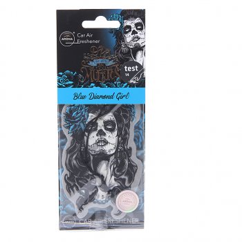 157 р. Ароматизатор подвесной пластина (blue diamond girl) Dia De Los Muertos AROMA CAR AROMA CAR 83116  с доставкой в г. Пермь. Увеличить фотографию 1