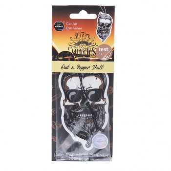 157 р. Ароматизатор подвесной пластина (oud& pepper skull) Dia De Los Muertos AROMA CAR AROMA CAR 83120  с доставкой в г. Пермь. Увеличить фотографию 1