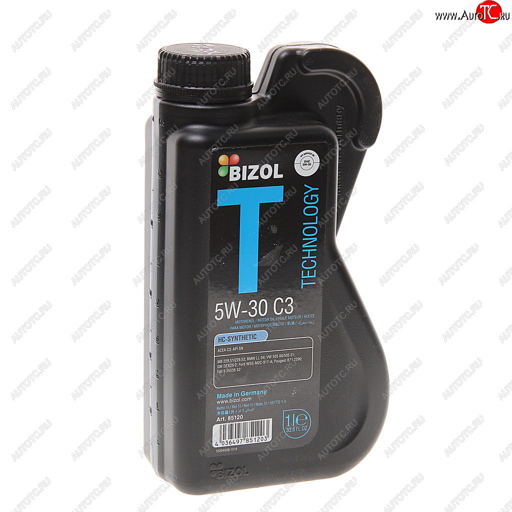 1 299 р. Масло моторное TECHNOLOGY 5W30 C3 синт.1л BIZOL BIZOL 85120  с доставкой в г. Пермь