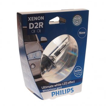 7 699 р. Лампа ксеноновая D2R 35W P32d-3 5000K блистер (1шт.) Xenon White Vision Gen2 PHILIPS PHILIPS 85126whv2s1  с доставкой в г. Пермь. Увеличить фотографию 1