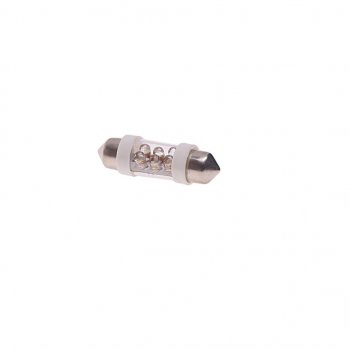 63 р. Лампа светодиодная 12V C10W SV8.5-8 36мм 6000K двухцокольная 6 светодиодов MEGAPOWER MEGAPOWER-AUTOMOTIVE 85153w  с доставкой в г. Пермь. Увеличить фотографию 2