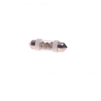 63 р. Лампа светодиодная 12V C10W SV8.5-8 36мм 6000K двухцокольная 6 светодиодов MEGAPOWER MEGAPOWER-AUTOMOTIVE 85153w  с доставкой в г. Пермь. Увеличить фотографию 1