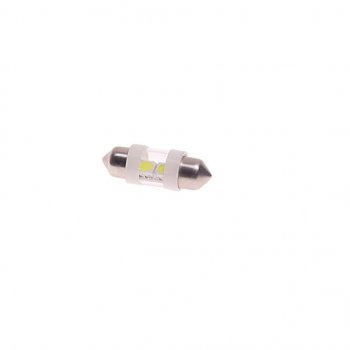 52 р. Лампа светодиодная 12V C10W SV8.5-8 31мм 6000K двухцокольная 2 светодиода MEGAPOWER MEGAPOWER-AUTOMOTIVE 85171w  с доставкой в г. Пермь. Увеличить фотографию 1