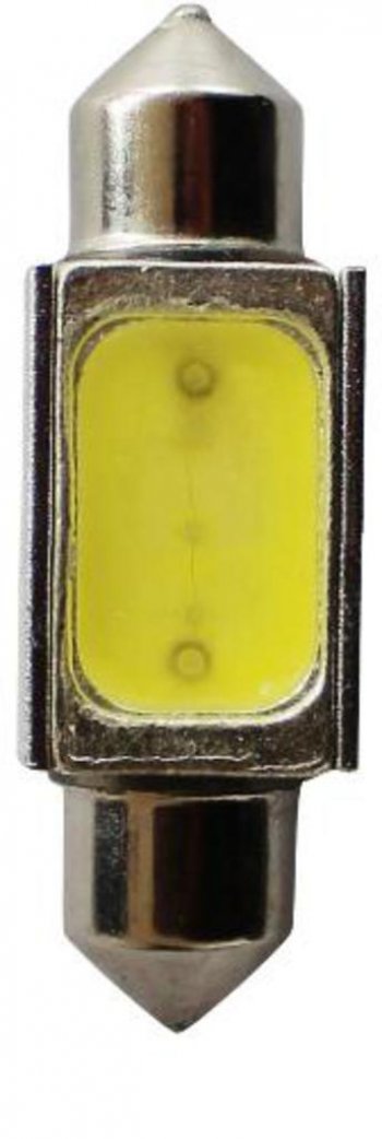 54 р. Лампа светодиодная 24V C10W SV8.5-8 6000K двухцокольная MEGAPOWER MEGAPOWER-AUTOMOTIVE 85204w-24  с доставкой в г. Пермь. Увеличить фотографию 1