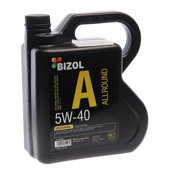 4 199 р. Масло моторное ALLROUND 5W40 синт.4л BIZOL BIZOL 85226 BIZOL 85226  с доставкой в г. Пермь. Увеличить фотографию 1