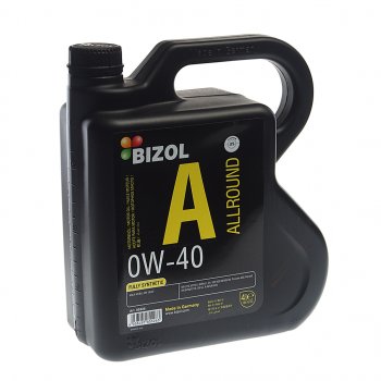 3 699 р. Масло моторное ALLROUND 0W40 синт.4л BIZOL BIZOL 85526  с доставкой в г. Пермь. Увеличить фотографию 1
