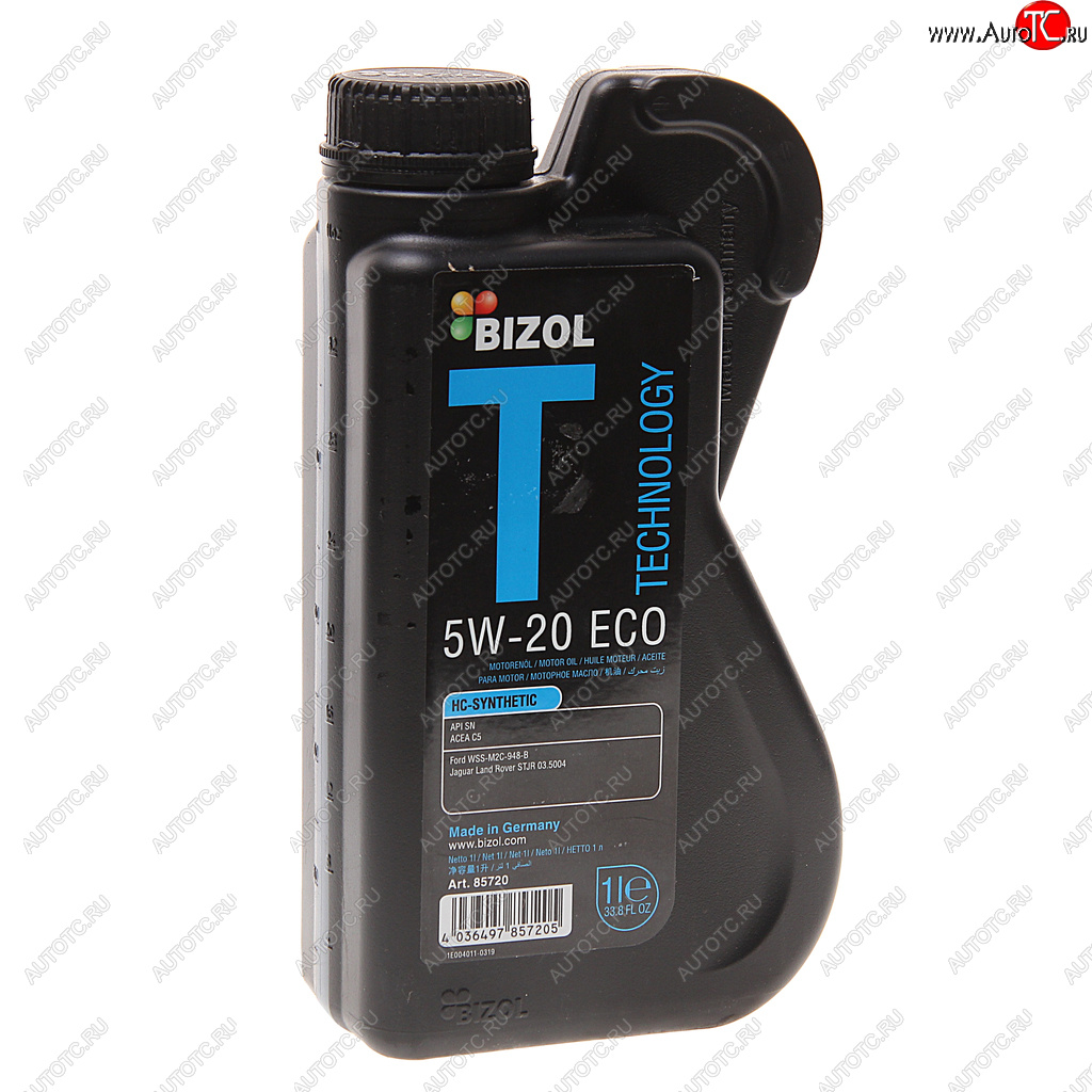 1 569 р. Масло моторное TECHNOLOGY 5W20 ECO синт.1л BIZOL BIZOL 85720  с доставкой в г. Пермь
