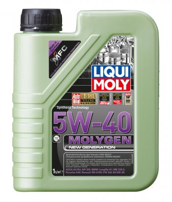 2 459 р. Масло моторное MOLYGEN 5W40 синт.1л LIQUI MOLY LIQUI MOLY 8576  с доставкой в г. Пермь. Увеличить фотографию 1
