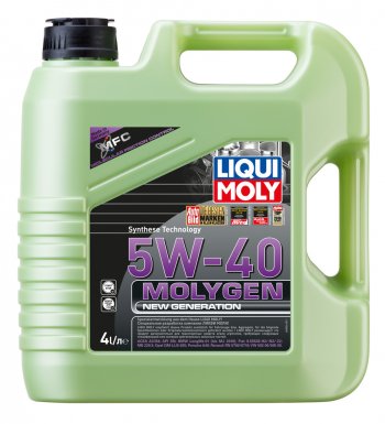 7 999 р. Масло моторное MOLYGEN 5W40 синт.4л LIQUI MOLY LIQUI MOLY 8578  с доставкой в г. Пермь. Увеличить фотографию 1