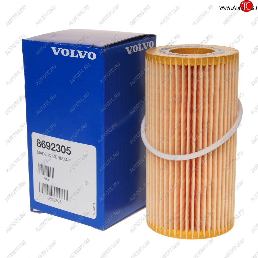 1 499 р. Фильтр масляный VOLVO S40 (10-),S60 (10-),S80 (10-) OE VOLVO 8692305  с доставкой в г. Пермь