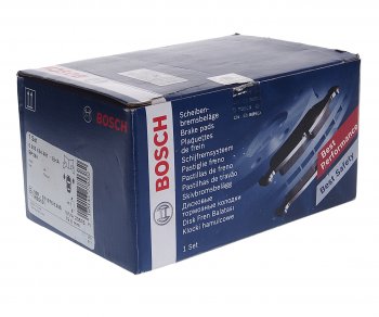 2 269 р. Колодки тормозные передние (4шт.) BOSCH Audi A4 B5 8D2 седан дорестайлинг (1994-1997)  с доставкой в г. Пермь. Увеличить фотографию 2