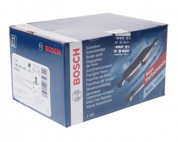 1 689 р. Колодки тормозные задние (4шт.) BOSCH Honda Accord 8 CS купе дорестайлинг (2008-2010)  с доставкой в г. Пермь. Увеличить фотографию 2