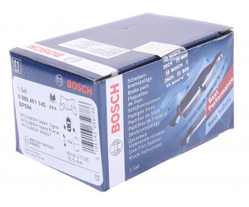 1 799 р. Колодки тормозные задние (4шт.) BOSCH Mitsubishi Galant 8  дорестайлинг седан (1996-1998)  с доставкой в г. Пермь. Увеличить фотографию 2