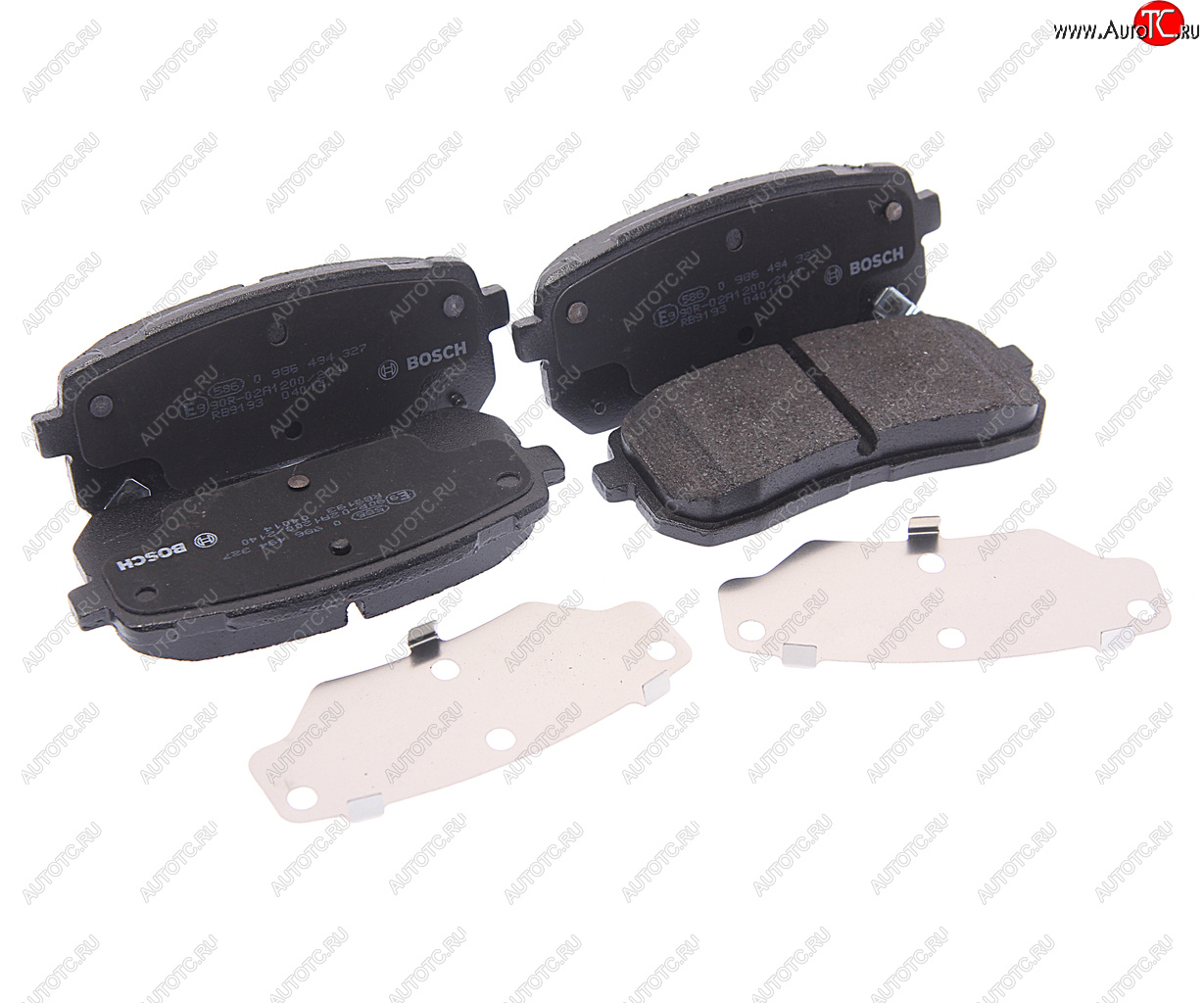 2 689 р. Колодки тормозные задние (4шт.) BOSCH Hyundai Starex/Grand Starex/H1 TQ 2-ой рестайлинг (2017-2022)  с доставкой в г. Пермь