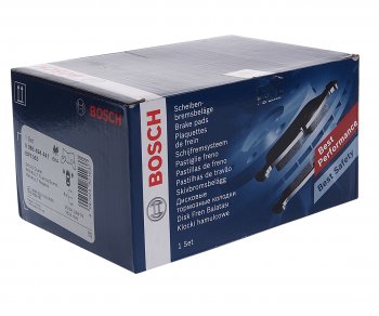 3 199 р. Колодки тормозные передние (4шт.) BOSCH Renault Duster HS дорестайлинг (2010-2015)  с доставкой в г. Пермь. Увеличить фотографию 2