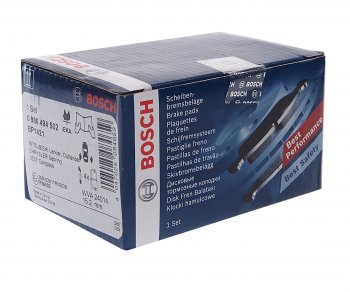1 869 р. Колодки тормозные задние (4шт.) BOSCH Mitsubishi Lancer 9 CS седан 1-ый рестайлинг (2003-2005)  с доставкой в г. Пермь. Увеличить фотографию 2