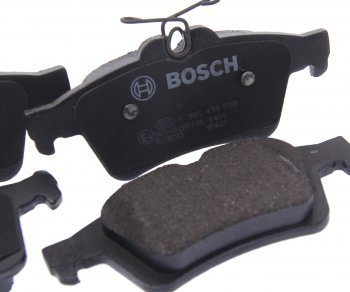 2 499 р. Колодки тормозные задние (4шт.) BOSCH Ford Focus 2 седан рестайлинг (2007-2011)  с доставкой в г. Пермь. Увеличить фотографию 2