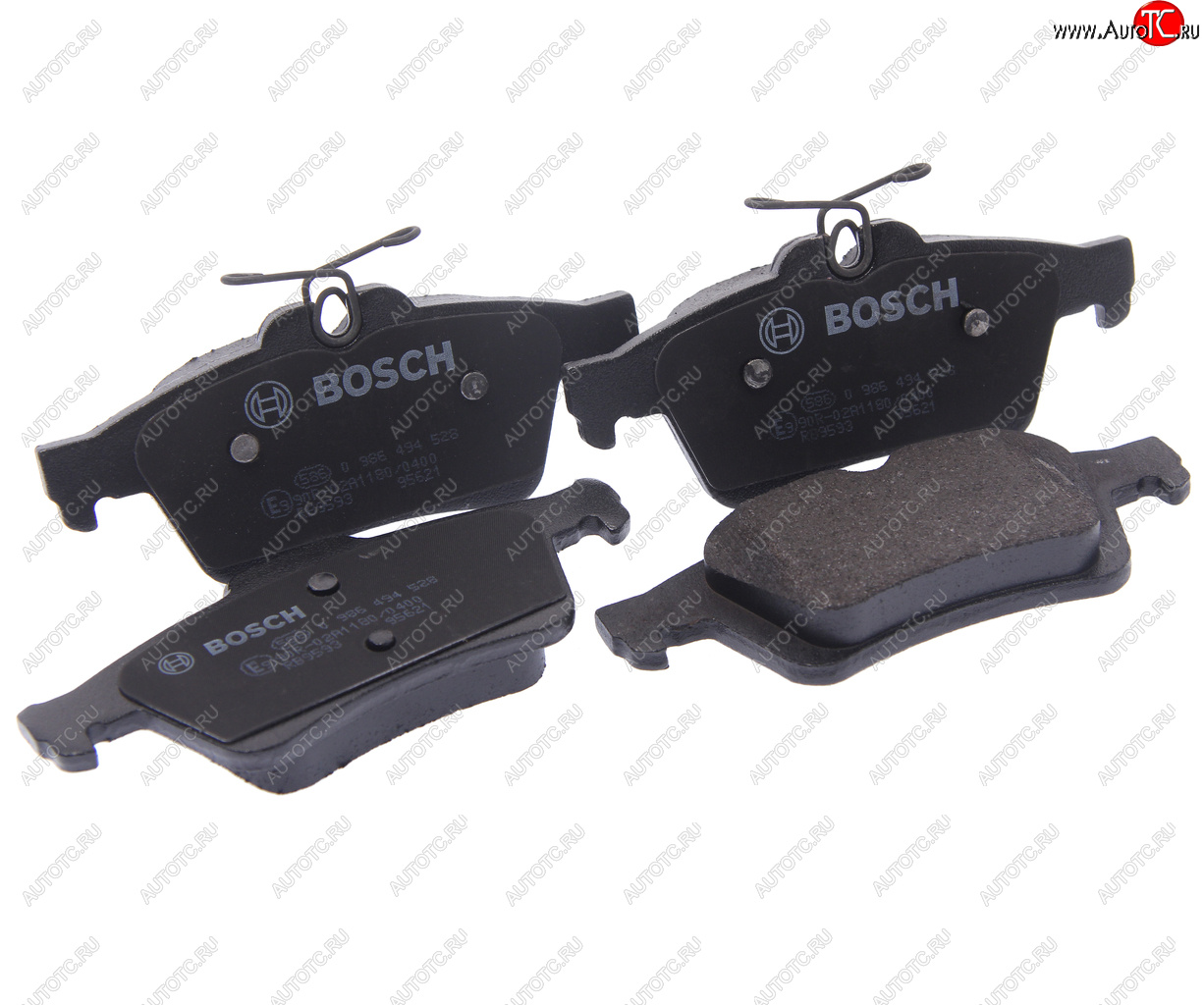 2 499 р. Колодки тормозные задние (4шт.) BOSCH Ford Focus 2 седан рестайлинг (2007-2011)  с доставкой в г. Пермь