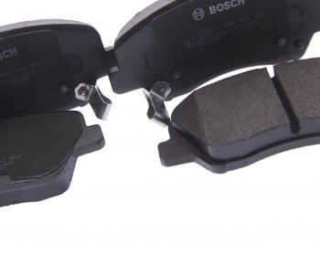 2 679 р. Колодки тормозные передние (4шт.) BOSCH Hyundai Solaris RBr седан дорестайлинг (2010-2014)  с доставкой в г. Пермь. Увеличить фотографию 2