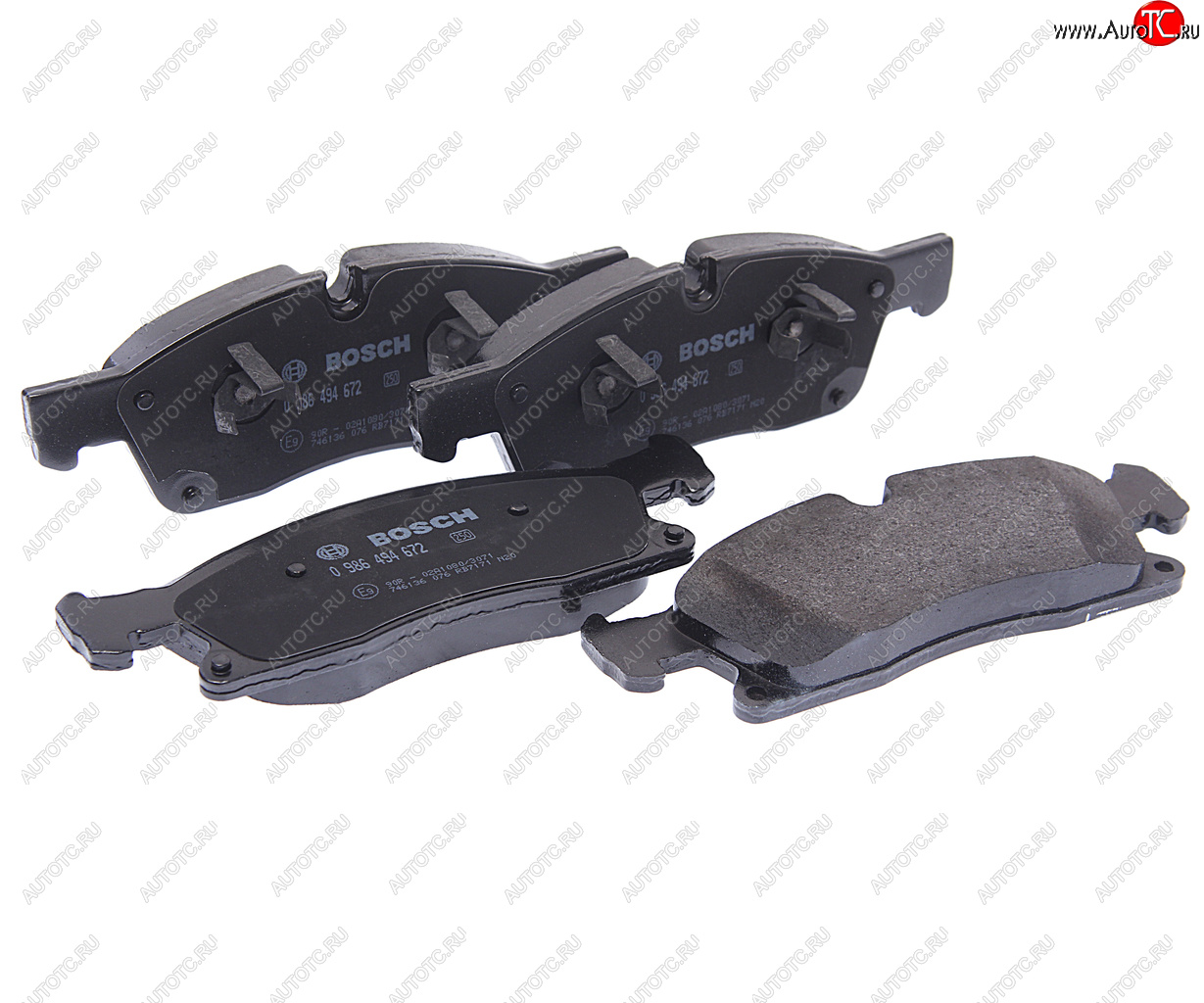 4 399 р. Колодки тормозные передние (4шт.) BOSCH Mercedes-Benz ML class W166 (2011-2015)  с доставкой в г. Пермь