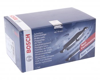 2 779 р. Колодки тормозные передние (4шт.) BOSCH Nissan X-trail 3 T32 рестайлинг (2017-2022)  с доставкой в г. Пермь. Увеличить фотографию 3