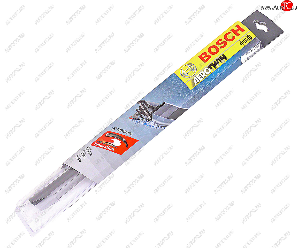 919 р. Щетка стеклоочистителя 380мм бескаркасная Retrofit Aerotwin BOSCH BOSCH 3397008639  с доставкой в г. Пермь
