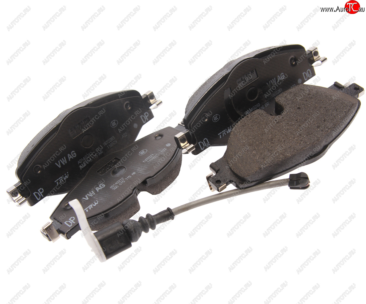 10 349 р. Колодки тормозные передние (4шт.) VAG Audi A3 8V1 хэтчбэк 3 дв. дорестайлинг (2012-2016)  с доставкой в г. Пермь