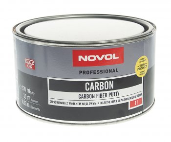 Шпатлевка облегченная карбоновая CARBON 1кг NOVOL NOVOL 90952 NOVOL 90952