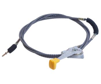 Трос акселератора JCB 3CX,4CX дв. Perkins в сборе с ручкой (L=4000мм) ARIES ARIES 91060109