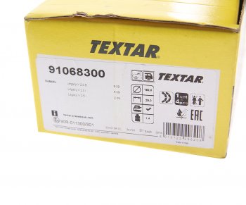 3 999 р. Колодки тормозные задние (4шт.) TEXTAR Mitsubishi Lancer 10 CY седан дорестайлинг (2007-2010)  с доставкой в г. Пермь. Увеличить фотографию 4