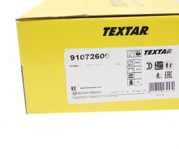 3 799 р. Колодки тормозные задние барабанные (4шт.) TEXTAR Hyundai Solaris RBr хэтчбэк дорестайлинг (2010-2014)  с доставкой в г. Пермь. Увеличить фотографию 3