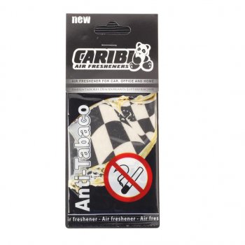 Ароматизатор подвесной пластина (анти-табак) Formula-1 CARIBI CARIBI 91503
